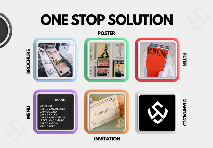 Design Excellence: Brochures, Poster, Flyers, Menus, Invitations - All in One