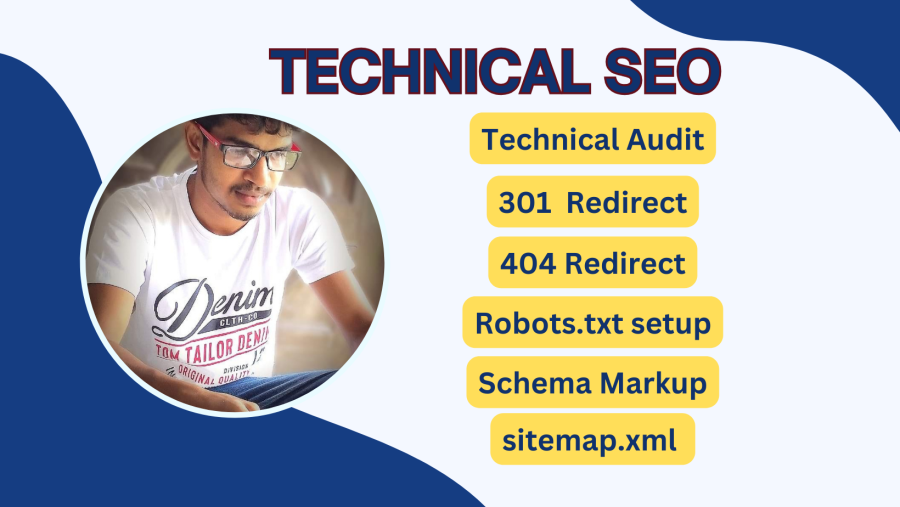 I'll Fix Technical SEO |301,404 Redirect | Sitemap.xml | Robots.txt
