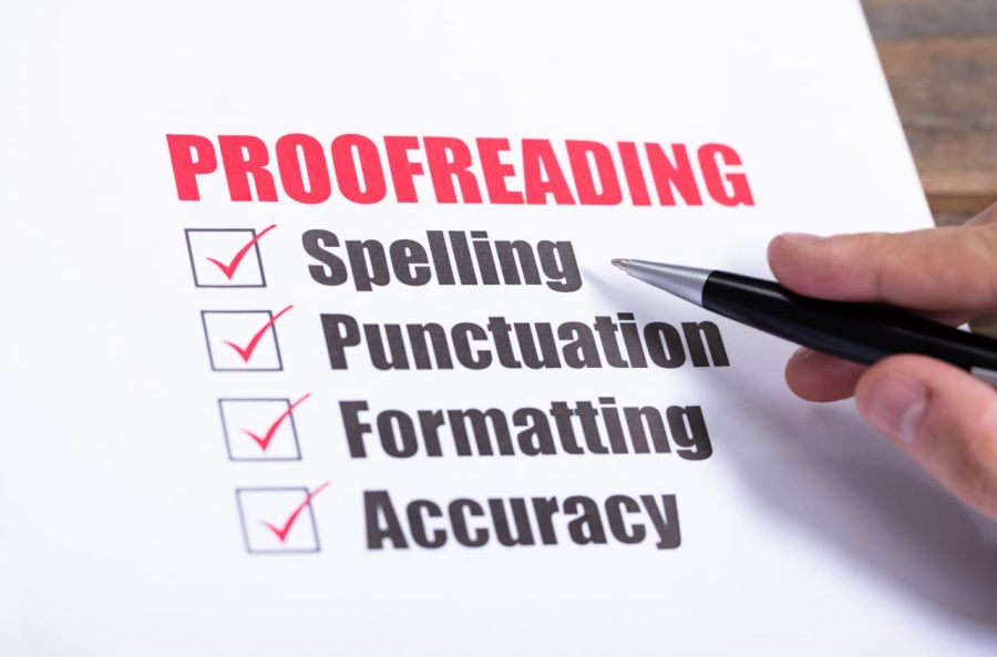 proofreading, spelling , grammar, punctuation checking and editing your article