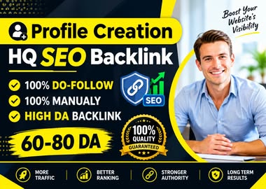 I will create high quality profile backlinks to boost SEO