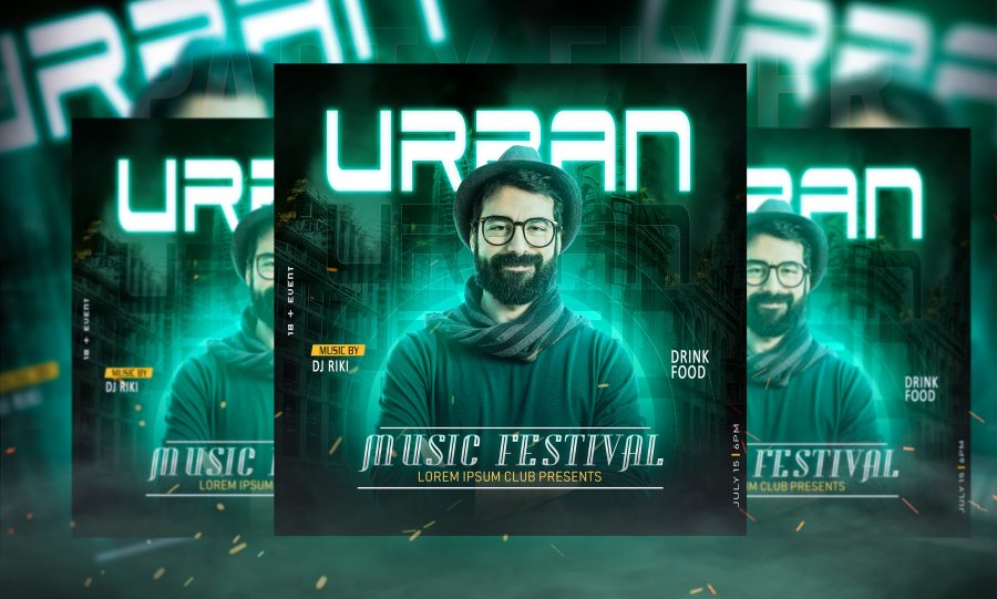 I will design an awesome party flyer, event flyer, motion, birthday, dj, or club flyer