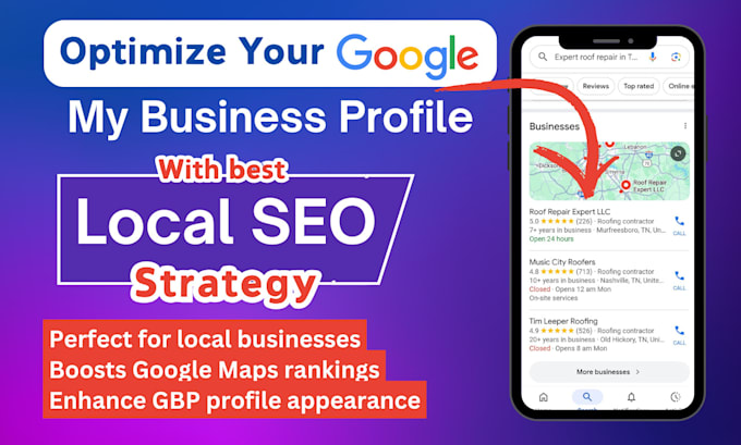 I Will Optimize Google My Buisness Profile to Boost Local Buisness Ranking 