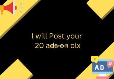 I will post ads for you on social media 