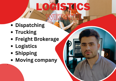 I will create trucking, dispatching website, logistics website, freight broker