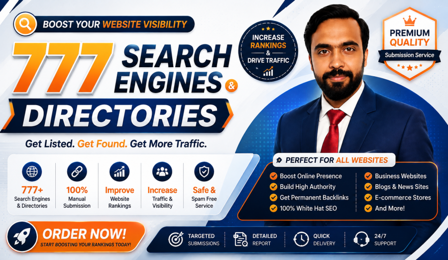 add website to 777 search engines and directories