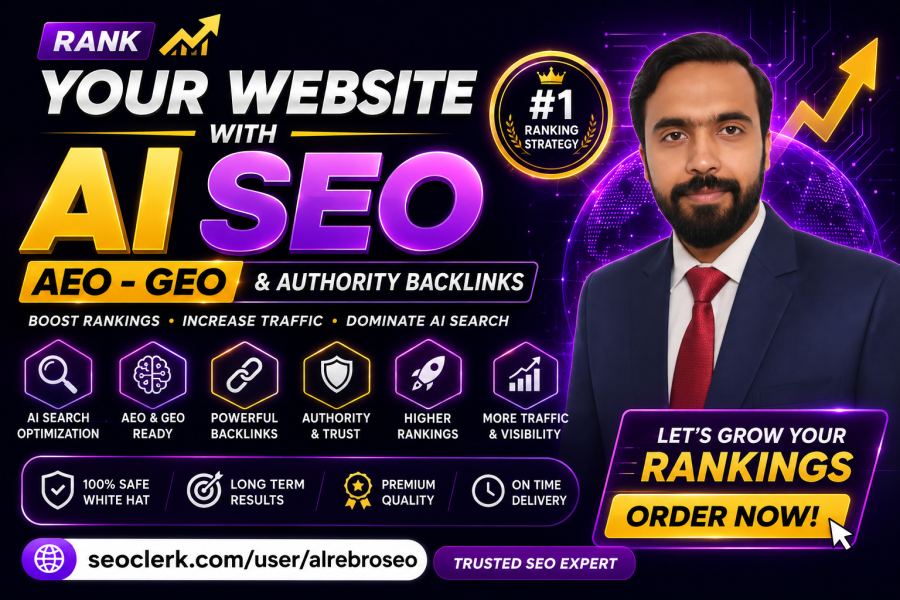 Rank any website with AI SEO & AEO - GEO and authority backlinks
