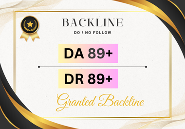 I will create high quality DR/DA 89+ SS 1-10% do/no follow 100 SEO backlinks for pro link building.
