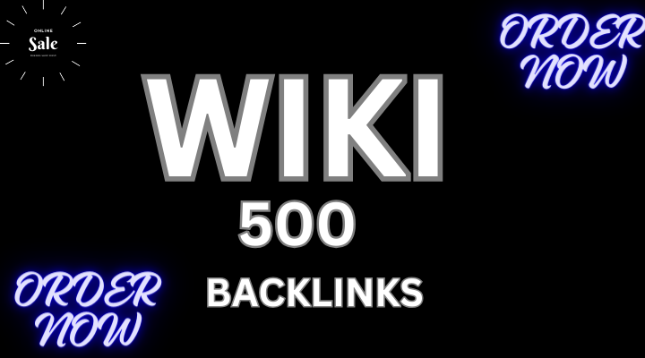  "Boost Your Online Presence: Gain 500 Wiki Backlinks''