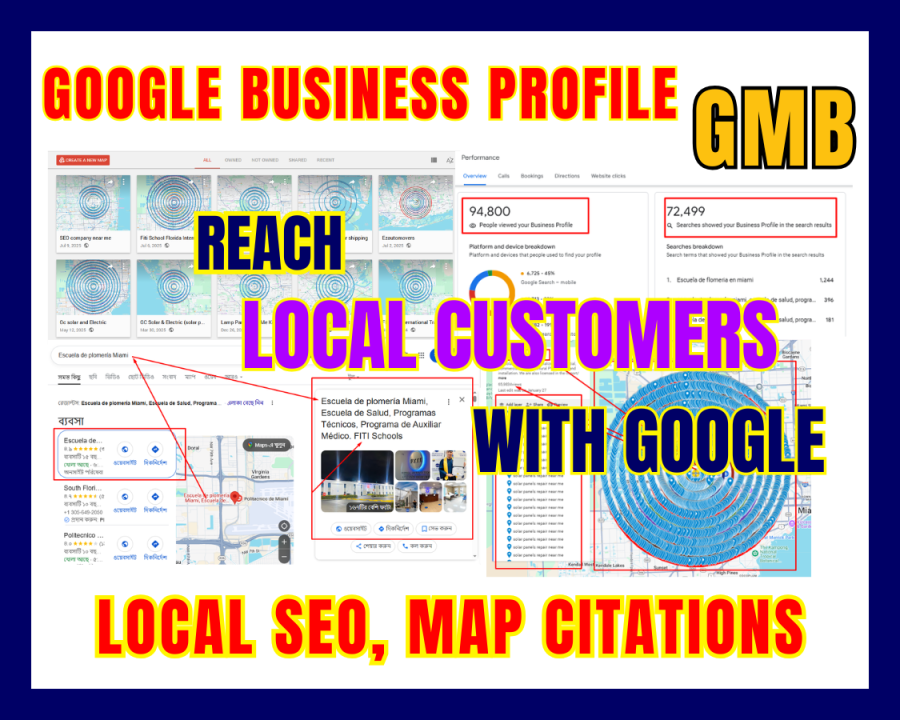 Local SEO, Local Citation, Google map citation, Google My Business Profile Optimization, SEO Service