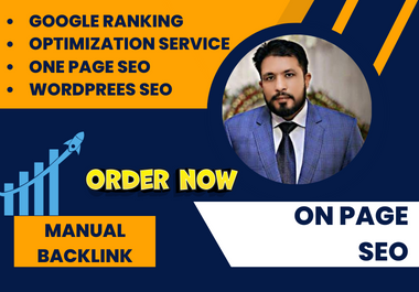 SEO Service OFF page and ON page 