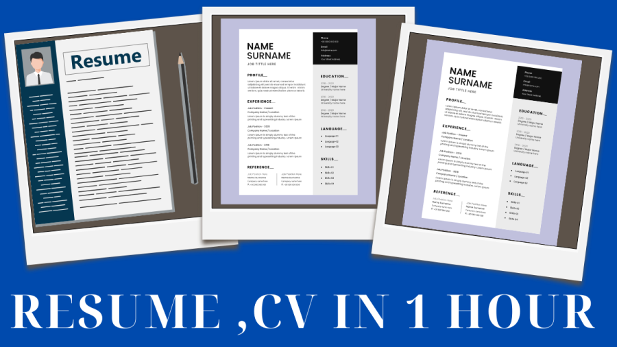 Professionally Composed Resume/CV Writing and Editing Service 