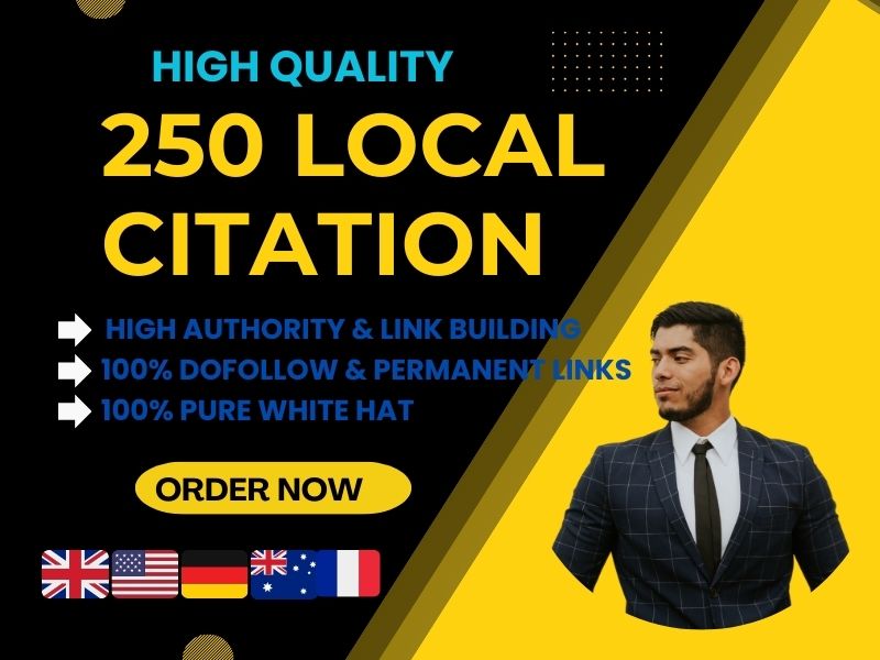I will manually generate 250 Google Maps citations for GMB ranking and local SEO.
