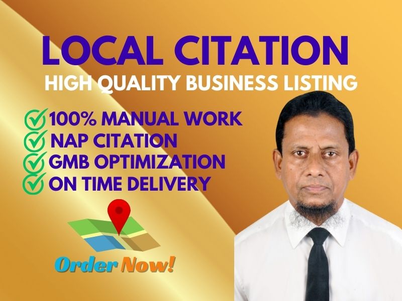 I will do top 60 local Citations manually for local SEO USA, UK, Canada, Australia.