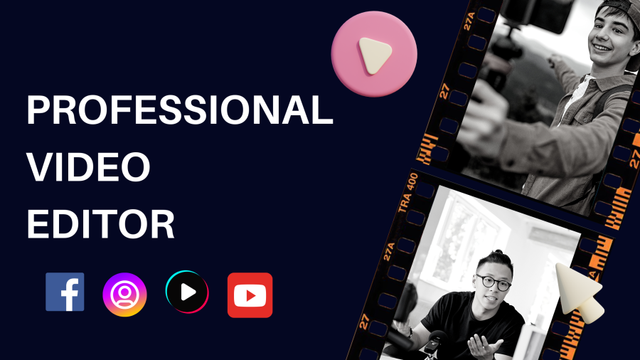 Professional creative videos and editing for all social media platform