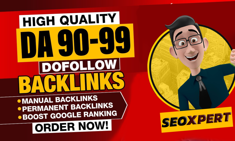 I will do skyrocket your google ranking with DA 90-99 SEO backlinks