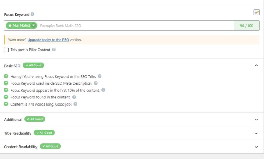 Do your WordPress website onpage SEO using Rankmath
