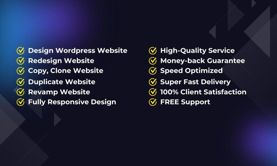 Design, redesign, revamp, duplicate, transfer, or clone wordpress website