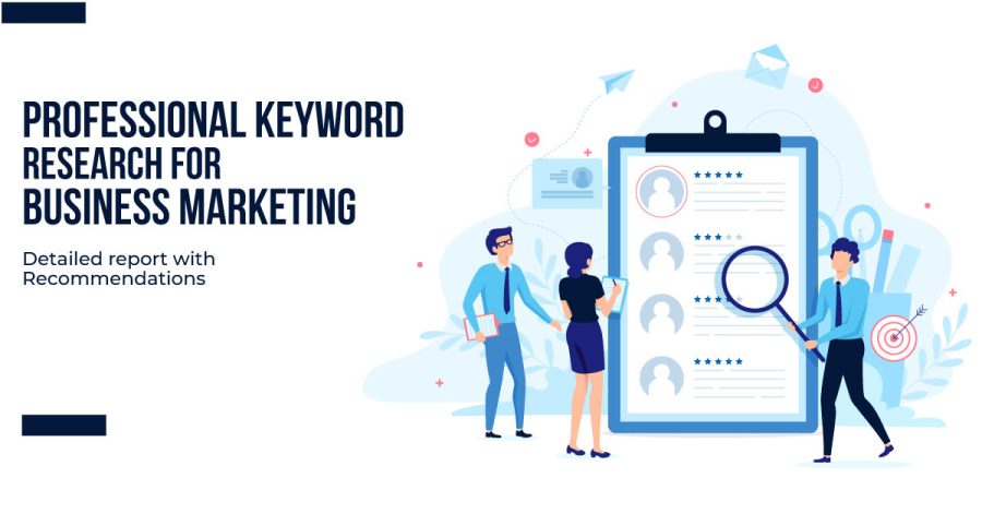 Competitive analysis and keyword or niche research for SEO