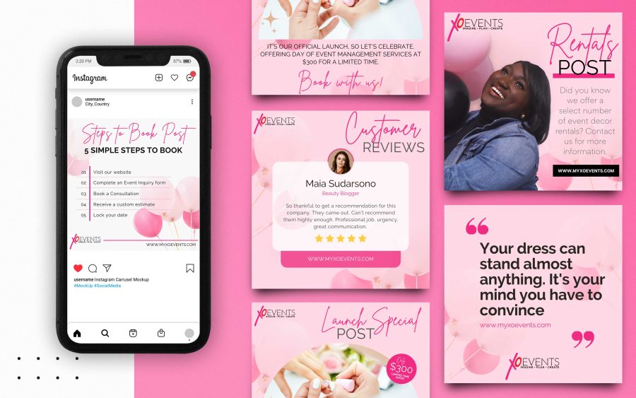 I will design 10 canva templates for your social media posts