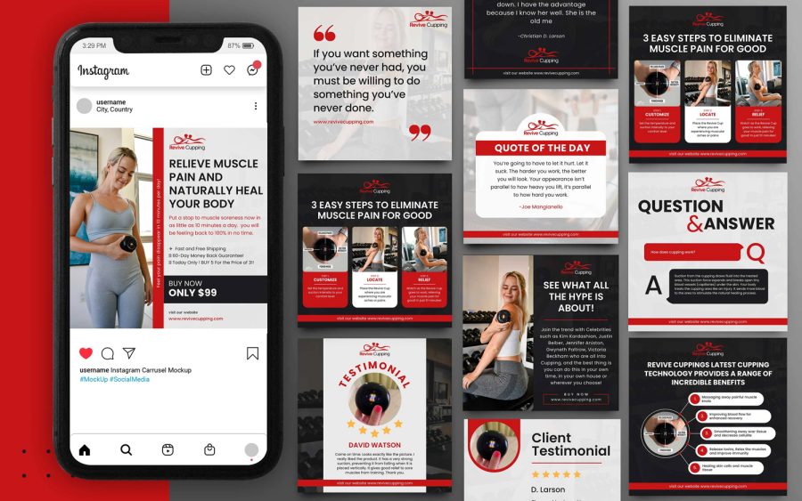 I will design 10 canva templates for your social media posts
