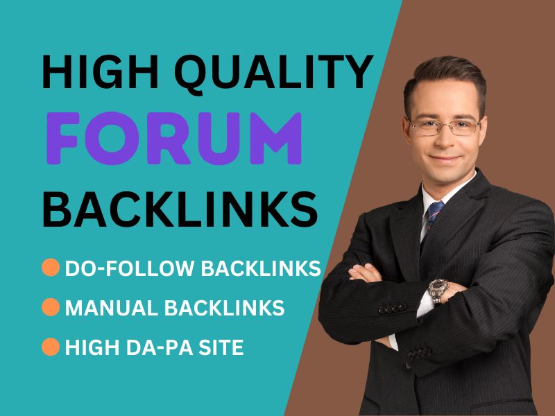 I will manually submit 60 unique forum posting high authority do-follow