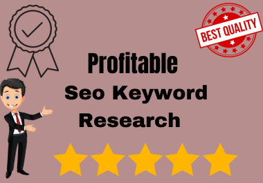  Profitable SEO keyword research and competitor analysis for your business 