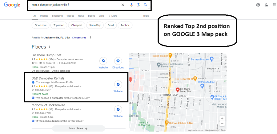 Top 3 Map pack - Google My Business Profile optimization and Local SEO
