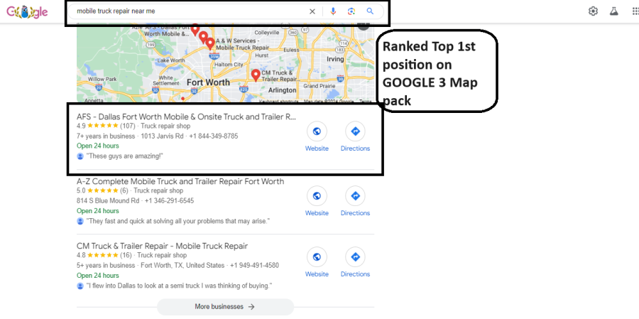 Top 3 Map pack - Google My Business Profile optimization and Local SEO