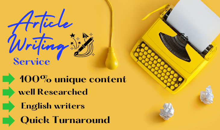 I will Write 1000 word article writing 