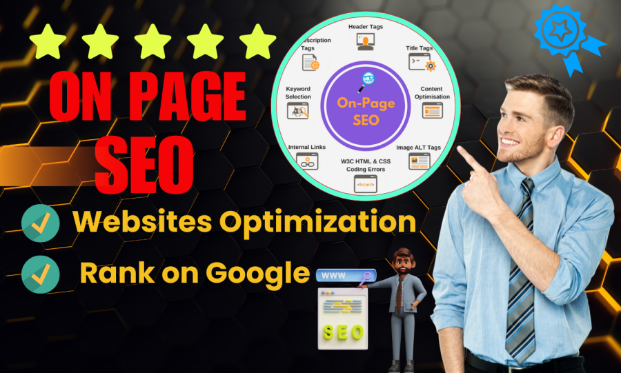 I will do 5 on page SEO, technical optimizations for wordpress