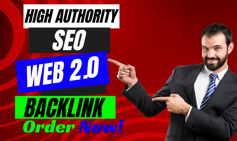 I Will Create 30 SEO WEB 2.0 backlink from high authority sites 