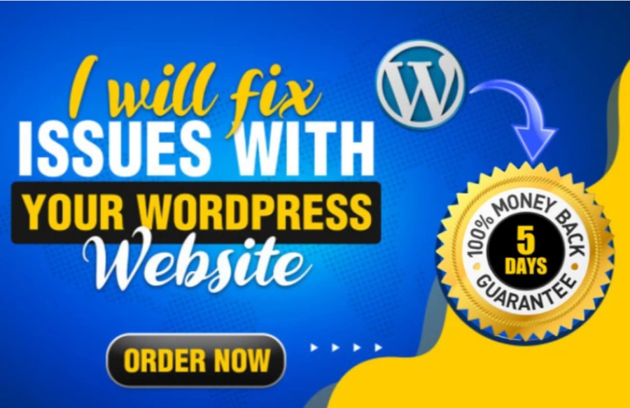 I will fix wordpress website issues errors bugs,HTML CSS,elementor pro divi expert help