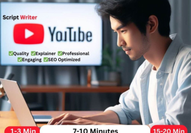 Quality YouTube Scriptwriter for High-Impact Content Creation |Scriptwriter