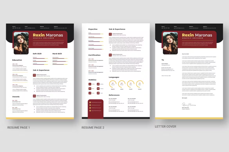 expertly design cv, resume, cover letter, linkedin