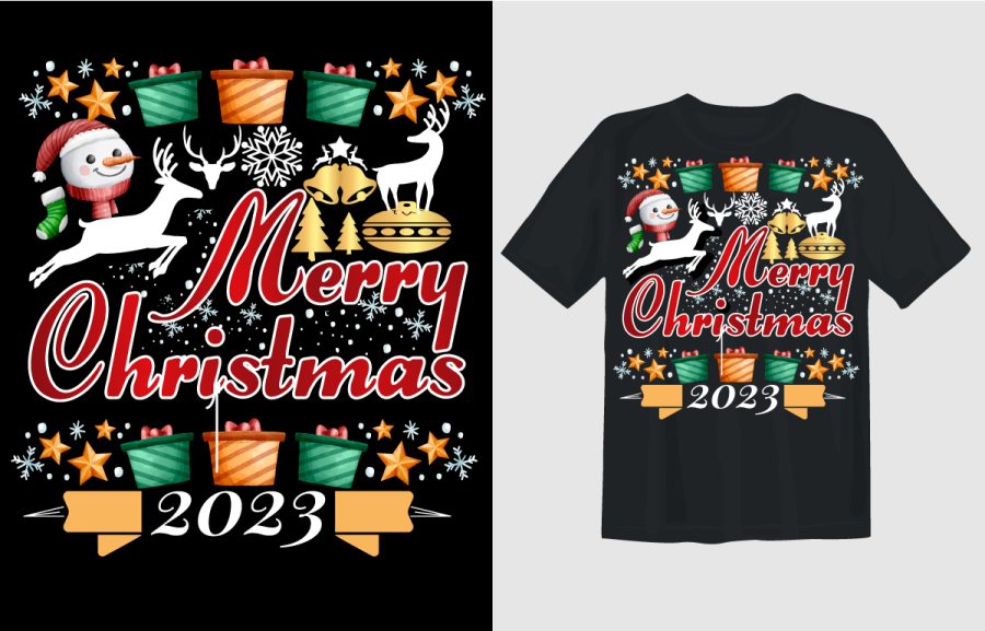 professional, typography, and christmas tshirt design