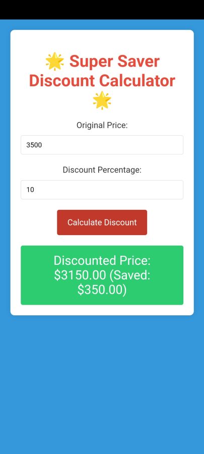 Smart Saver Your Ultimate Discount Calculator for Savvy Shopping