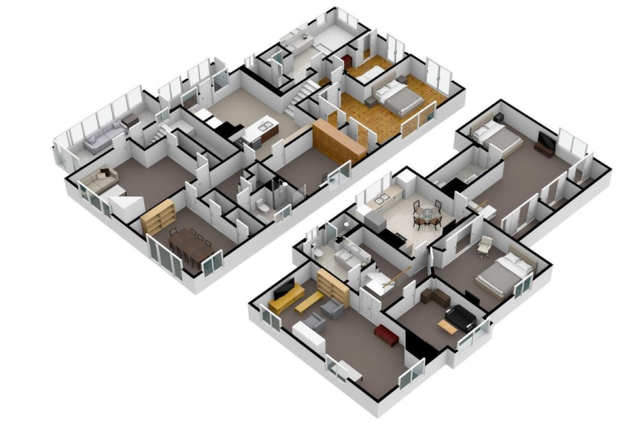 I will design 2d and 3d floor plan with floorplanner.com