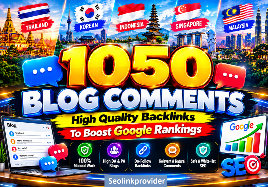 Premium 1050 Blog Comments High Quality Backlinks To Boost Google Rankings