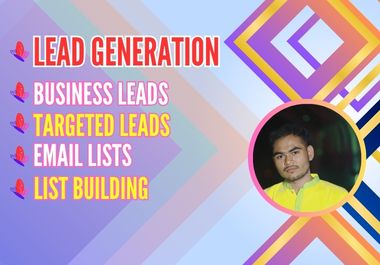 I will do b2b lead generation, prospect list, and email list building