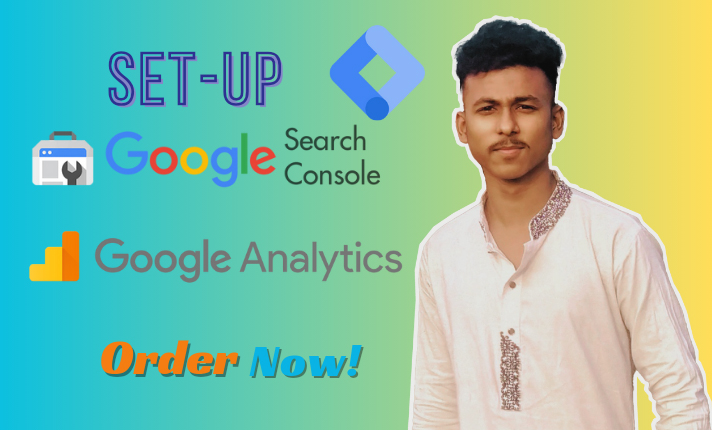 I will set up google analytics, search console and tag manager
