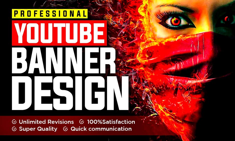 I will design professional Youtube banner for you, Facebook cover, Twitter header & Linkedin