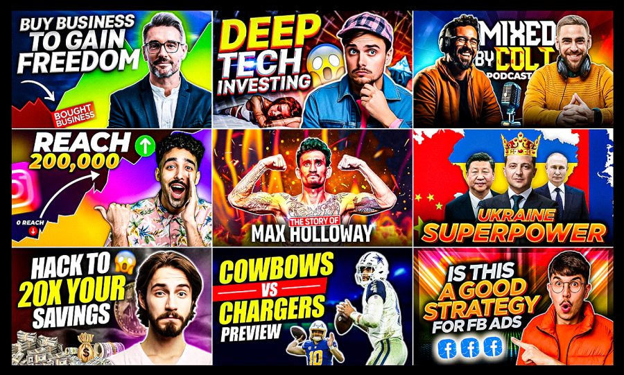 Professional Thumbnail Design Ever Best eye catchy & Clickbait thumbnail Design