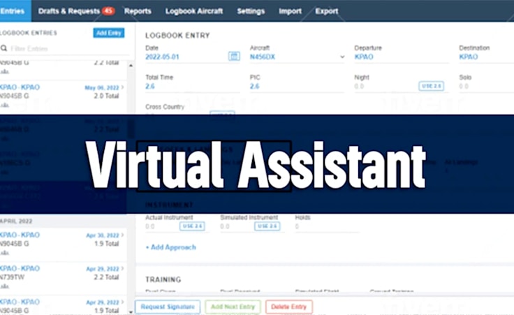 your virtual assistant for data entry, typing, copy paste! 
