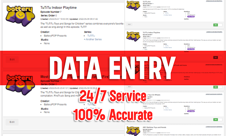 your virtual assistant for data entry, typing, copy paste! 