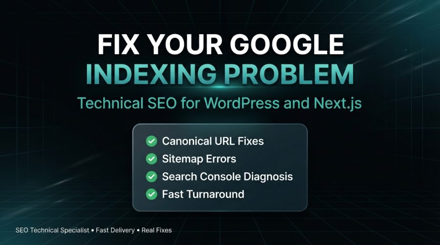Fix Google Indexing Problem & Technical SEO Issues 