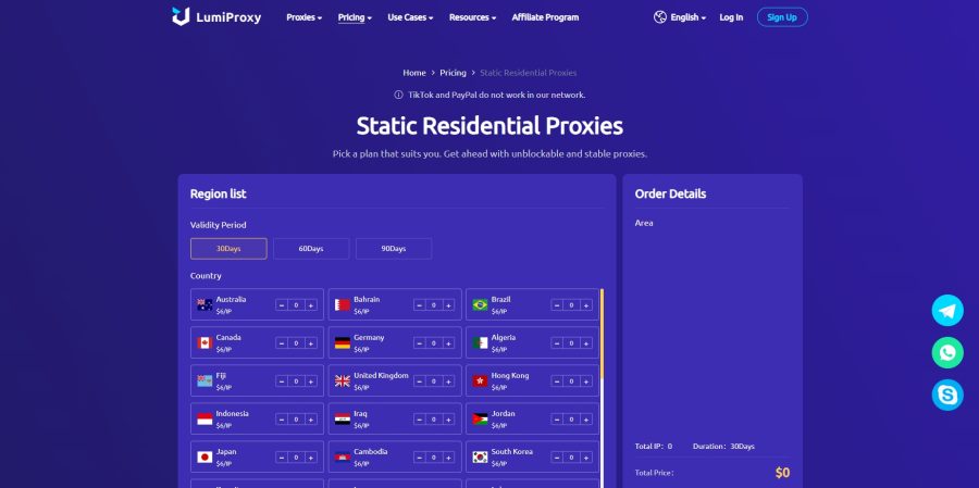 Worldwide Rotating Residential Proxies-Global Residential Ip Resource Service Provider - Lumiproxy