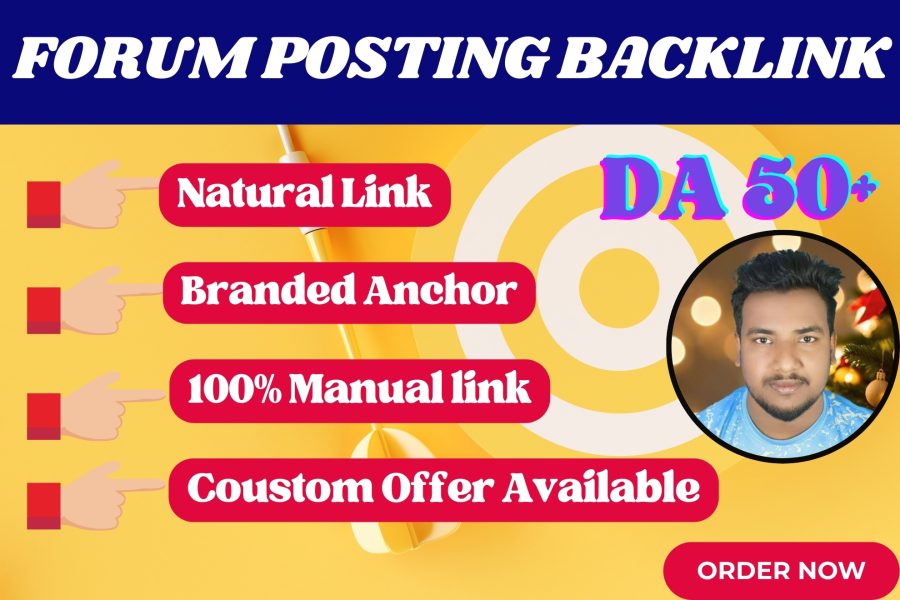  60 Instant Google Approve Forum Posting Permanent Backlink 