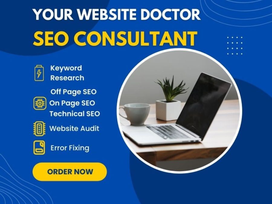 I will do On page, off page, Technical SEO, SEO Audit and error Fixing