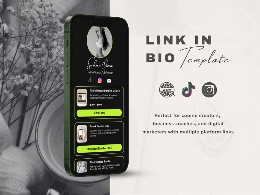 Design and customize Your Biolinks or Landing Page