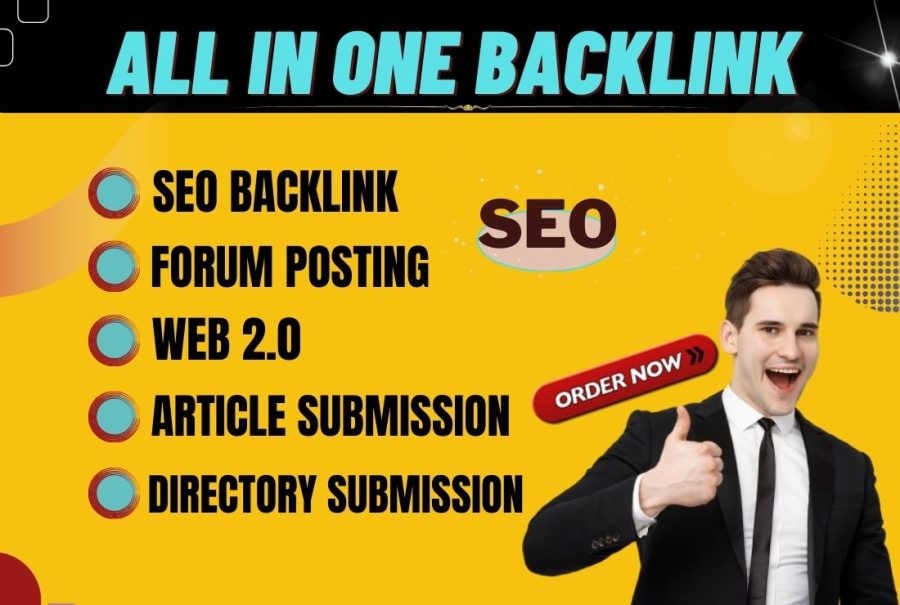 All in one 100 backlink services for web 2.0, article backlinks, directories and more